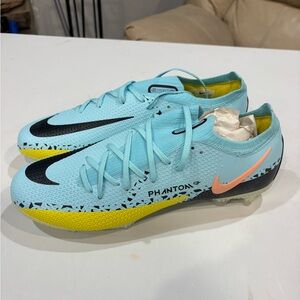 Nike Phantom Soccer Cleats - Blue and Yellow